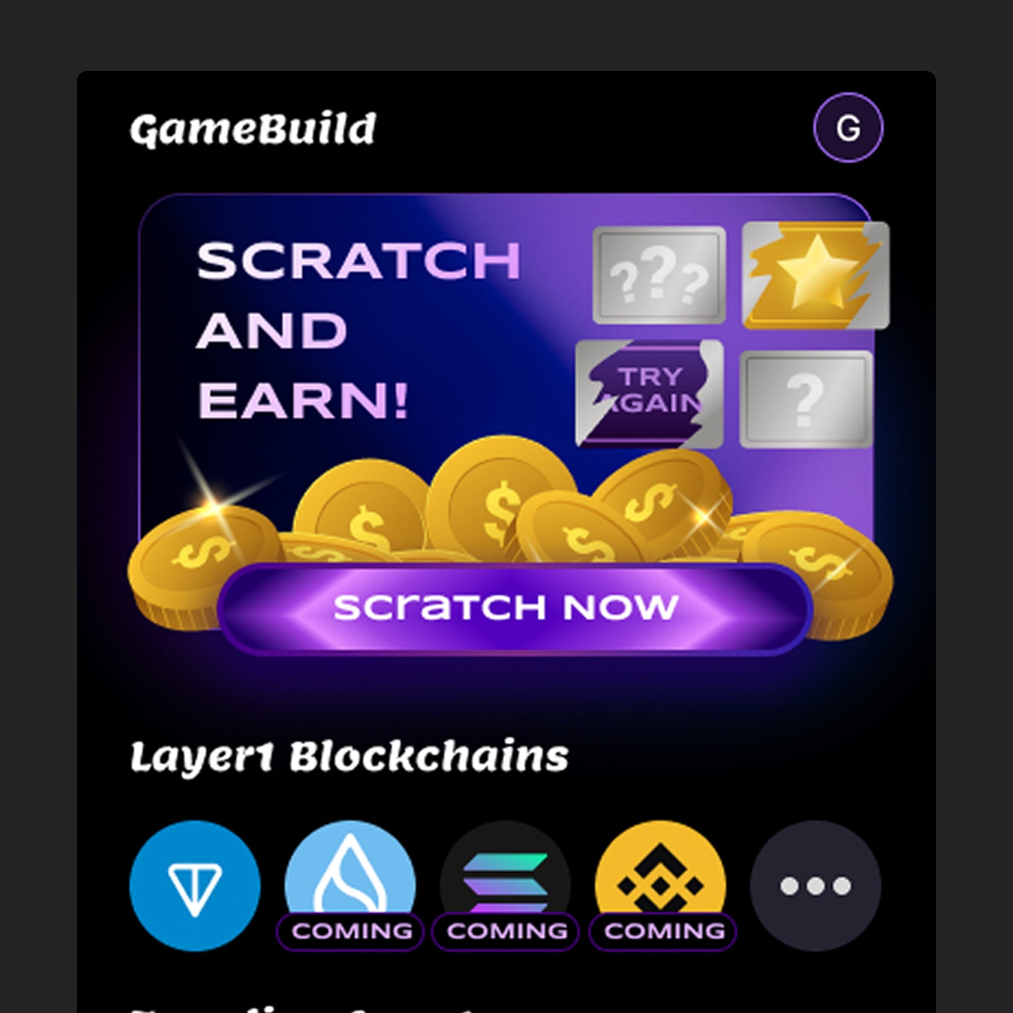 GameBuild hover